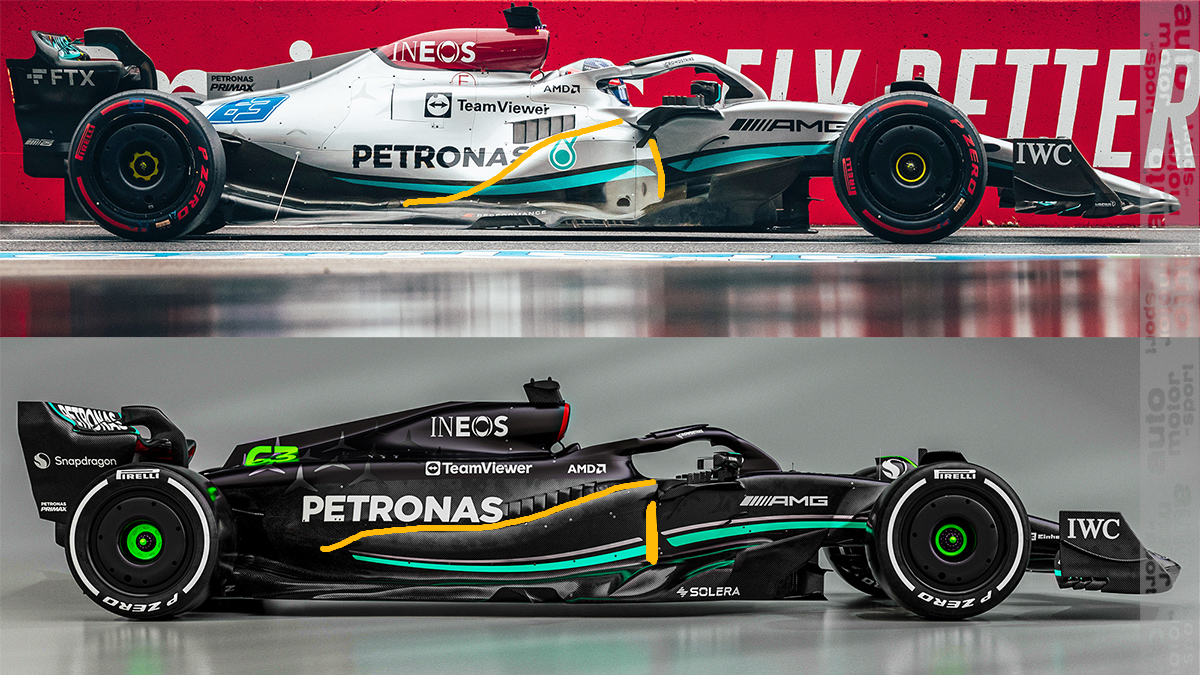 F1, Analisi tecnica della nuova Mercedes W14